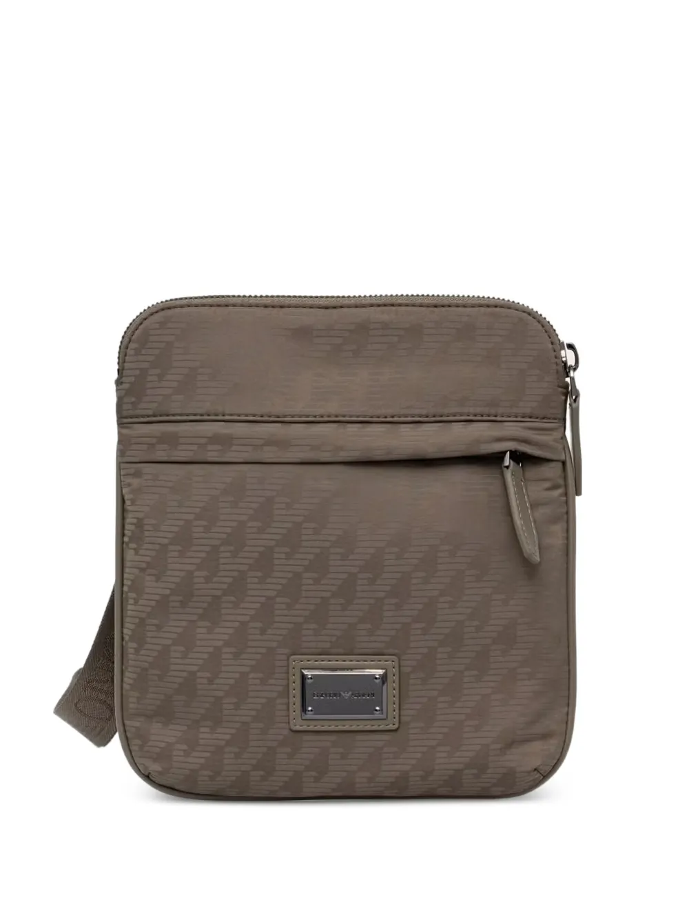 Emporio Armani logo-monogram messenger bag