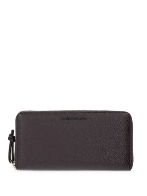 Emporio Armani cartera texturizada