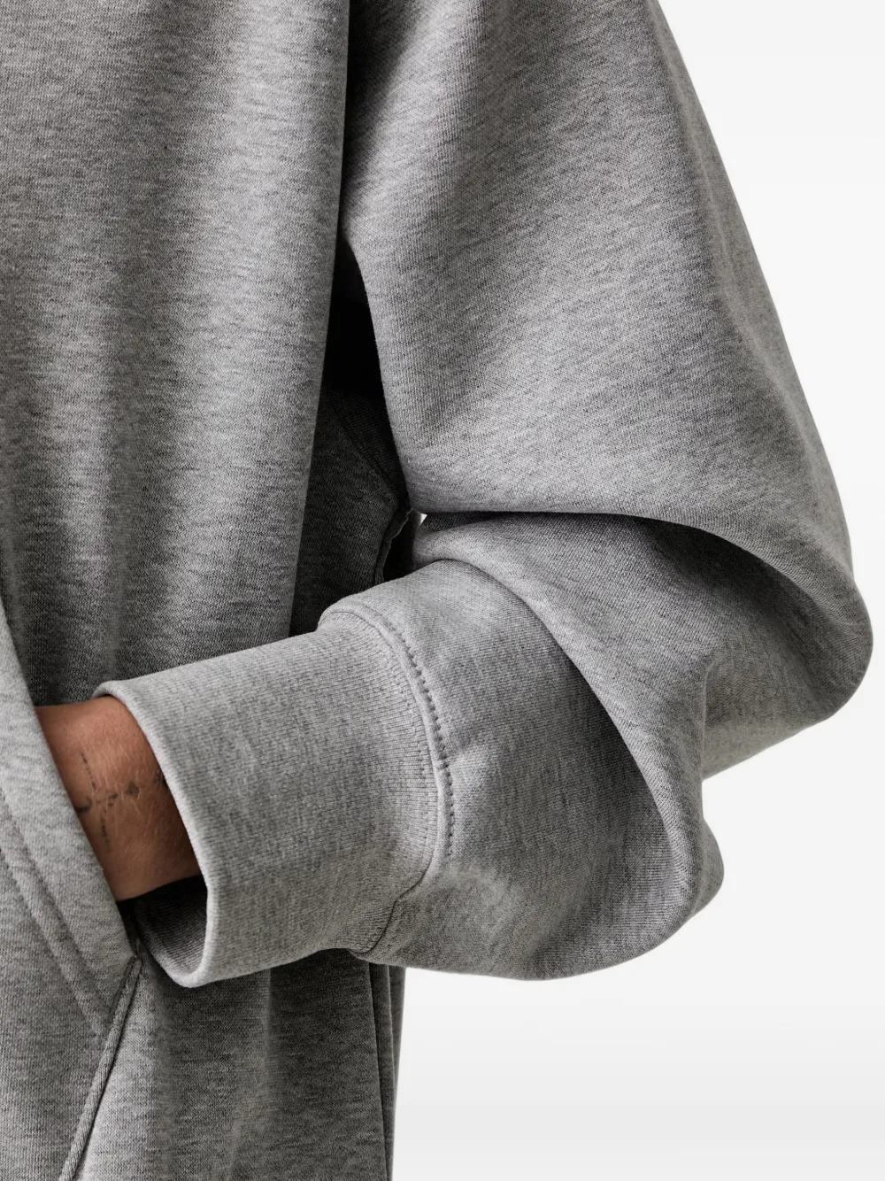 The North Face Hoodie met geborduurd logo Grijs