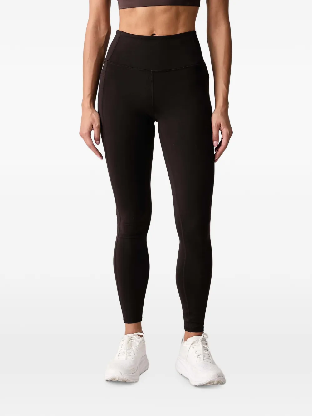 Skechers high-waisted side-pocket leggings - Marron Skechers high-waisted side-pocket leggings - Marron