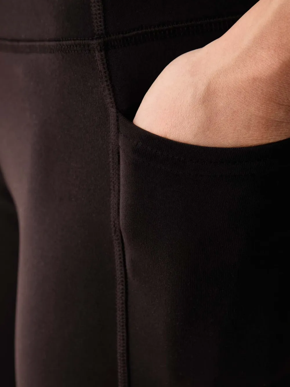 Skechers High waist legging met zijzak Bruin