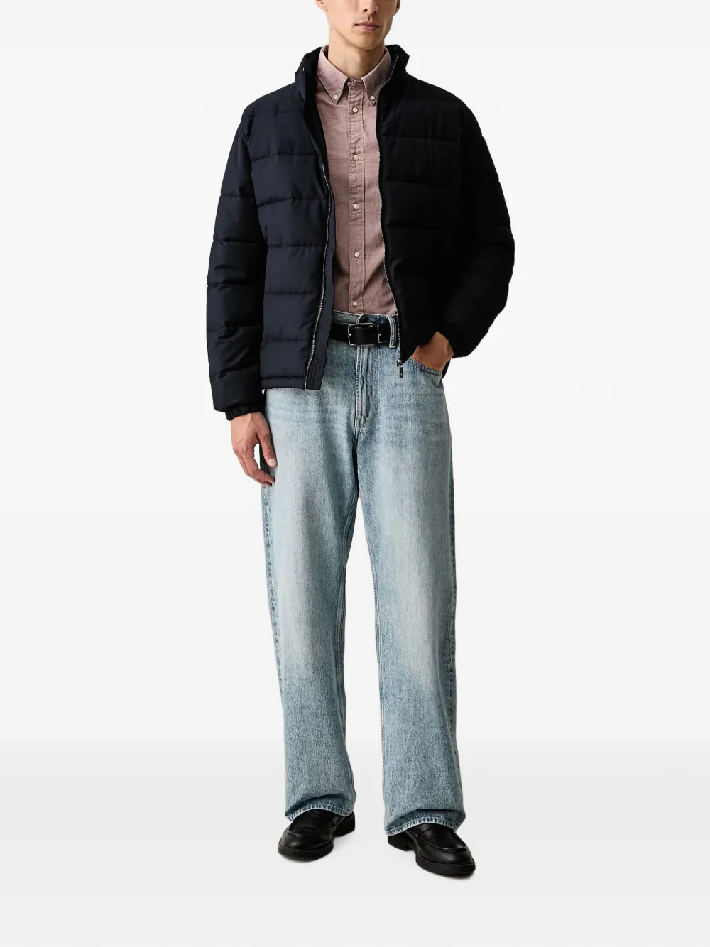 Trussardi Gewatteerd jack Blauw