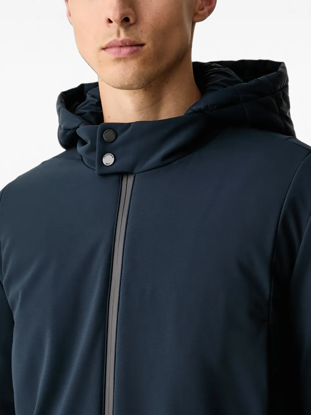 Trussardi Jack met capuchon Blauw