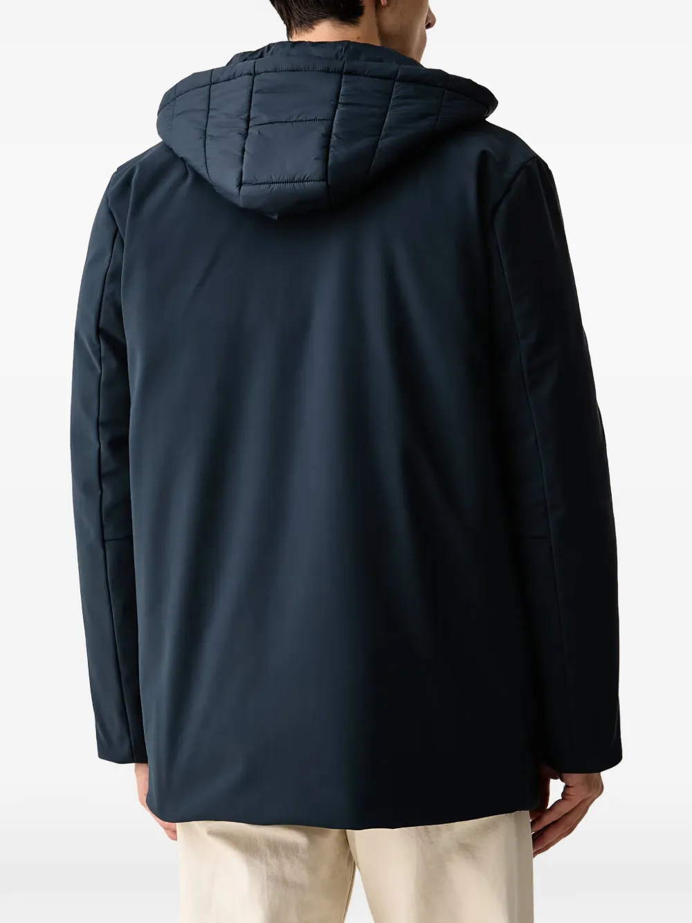 Trussardi Jack met capuchon Blauw