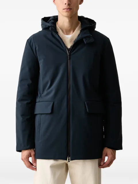 Trussardi hooded flap-pocket jacket