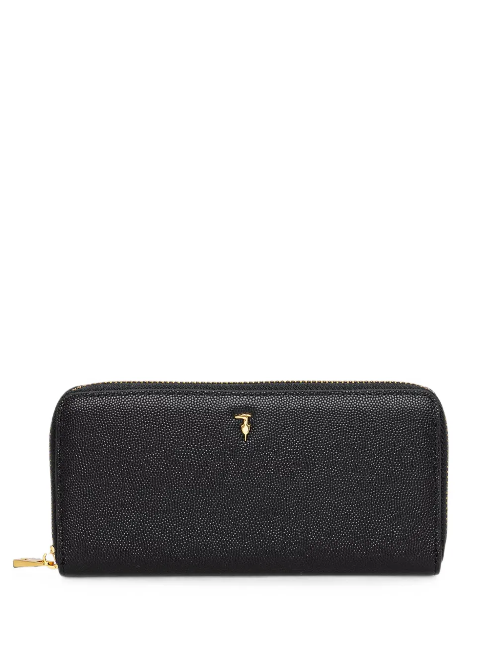 Trussardi Cameo logo-plaque pebbled-effect wallet