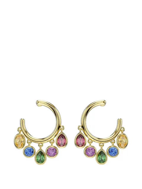 Swarovski pendientes de aro Imber con detalles de cristales y charm