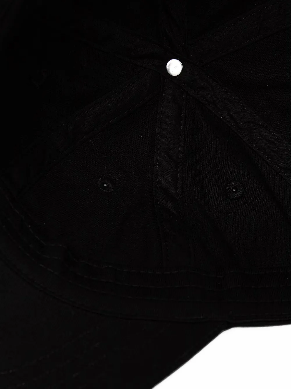 Trussardi Honkbalpet met logopatch Zwart