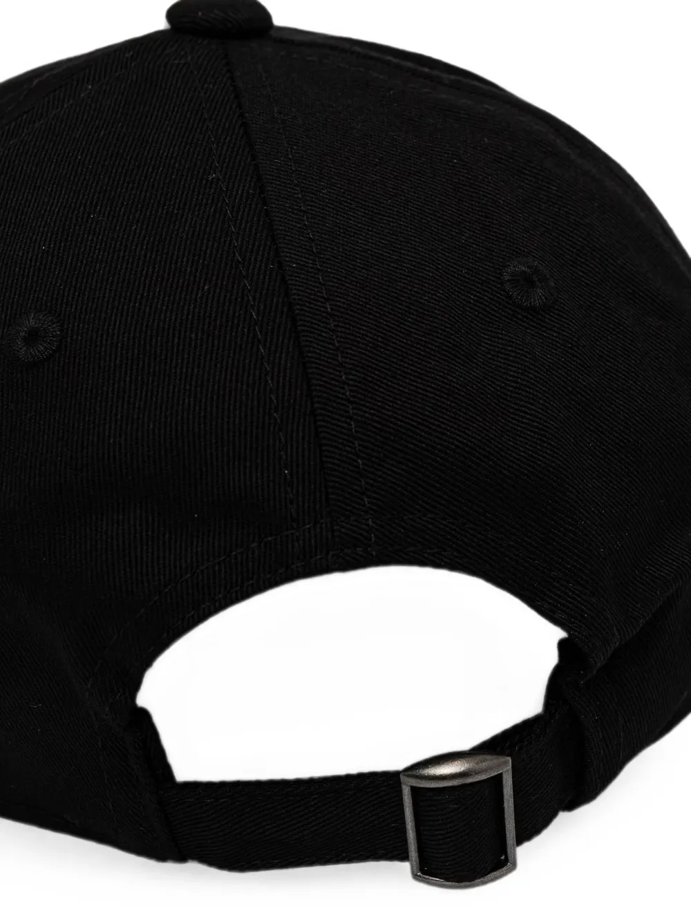 Trussardi Honkbalpet met logopatch Zwart