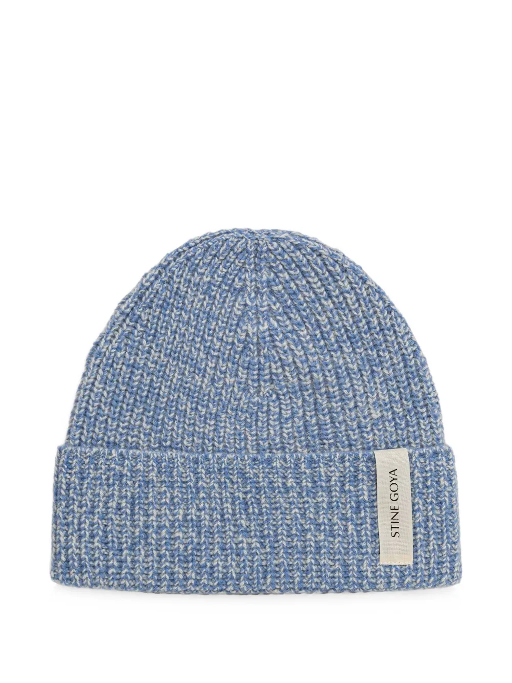 Stine Goya ribbed-knit beanie hat - Bleu Stine Goya ribbed-knit beanie hat - Bleu