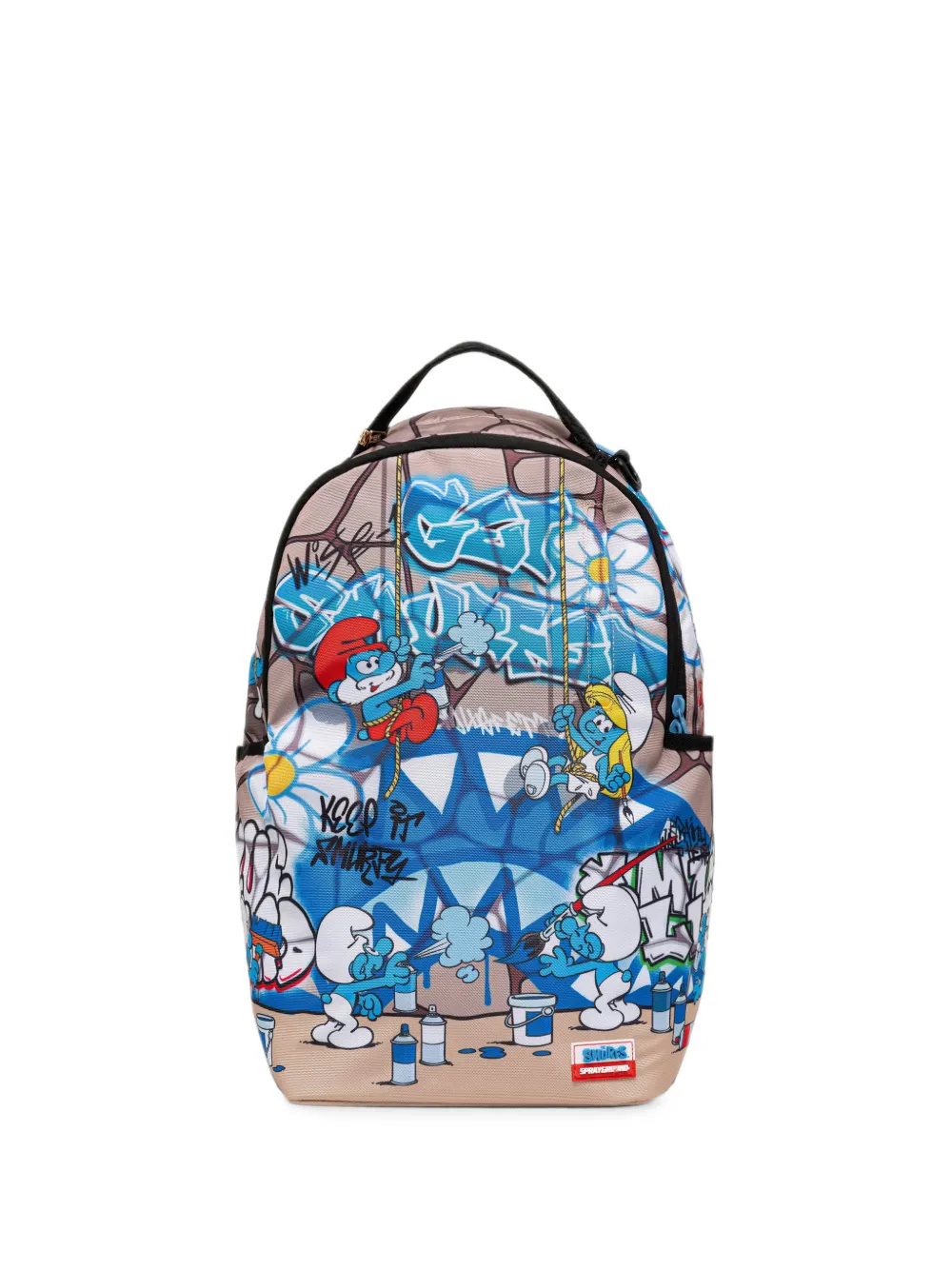Sprayground sac à dos à imprimé graphique Smurfs Art Party - Tons neutres Sprayground sac à dos à imprimé graphique Smurfs Art Party - Tons neutres
