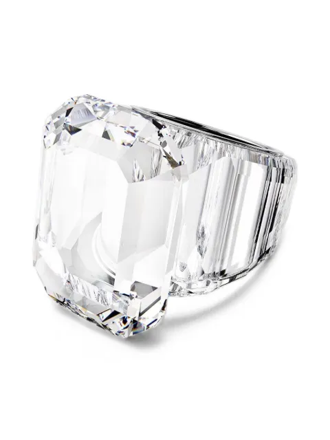Swarovski Lucent emerald-cut crystal ring