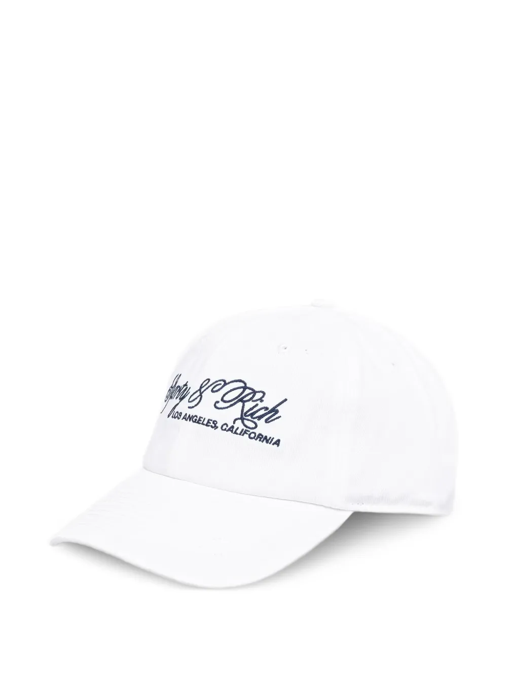 Sporty & Rich International logo-embroidered baseball cap