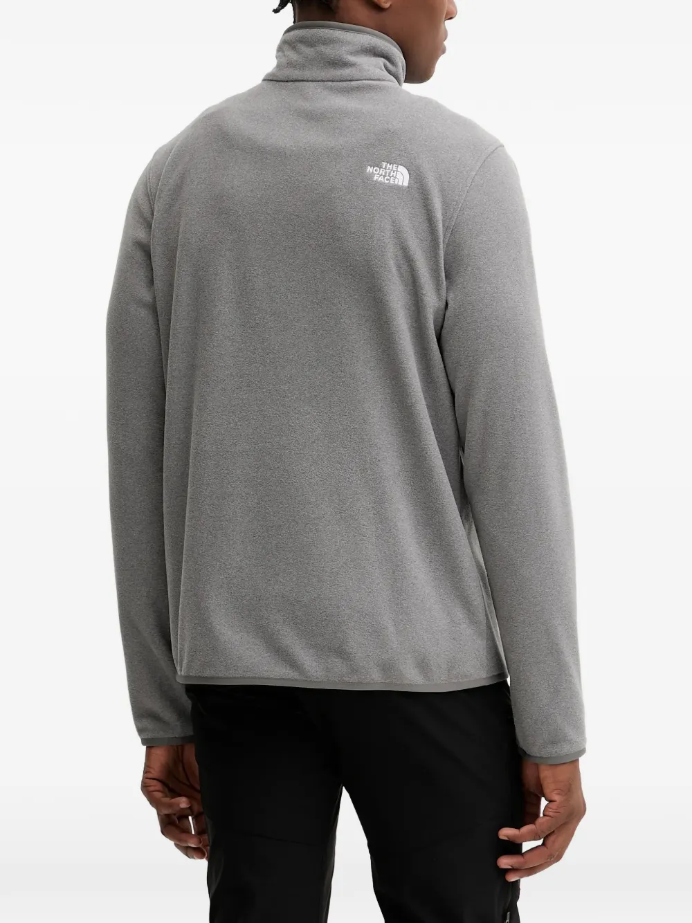 The North Face Glacier fleecetrui met kwartrits Grijs