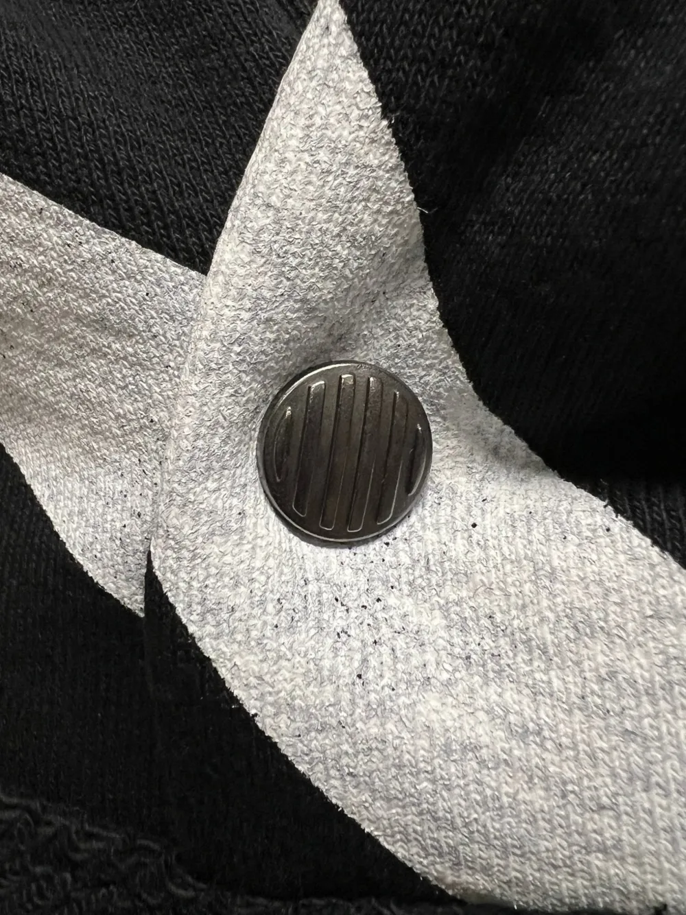 Off-White reverse logo-print hoodie Zwart