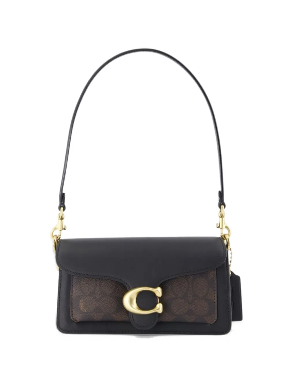 Coach Tabby shoulder bag 20 in signature UpcraftedLeather - Nero
