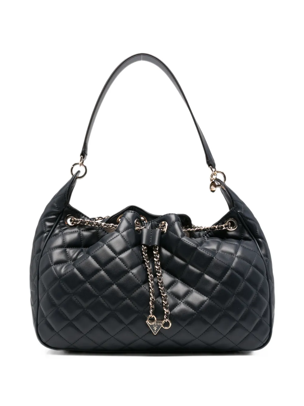 GUESS USA Juliet quilted shoulder bag - Blu