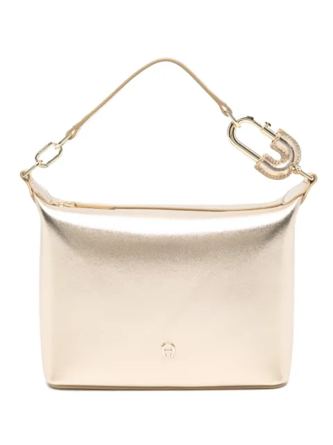 AIGNER Fashion metallic logo-plaque tote bag