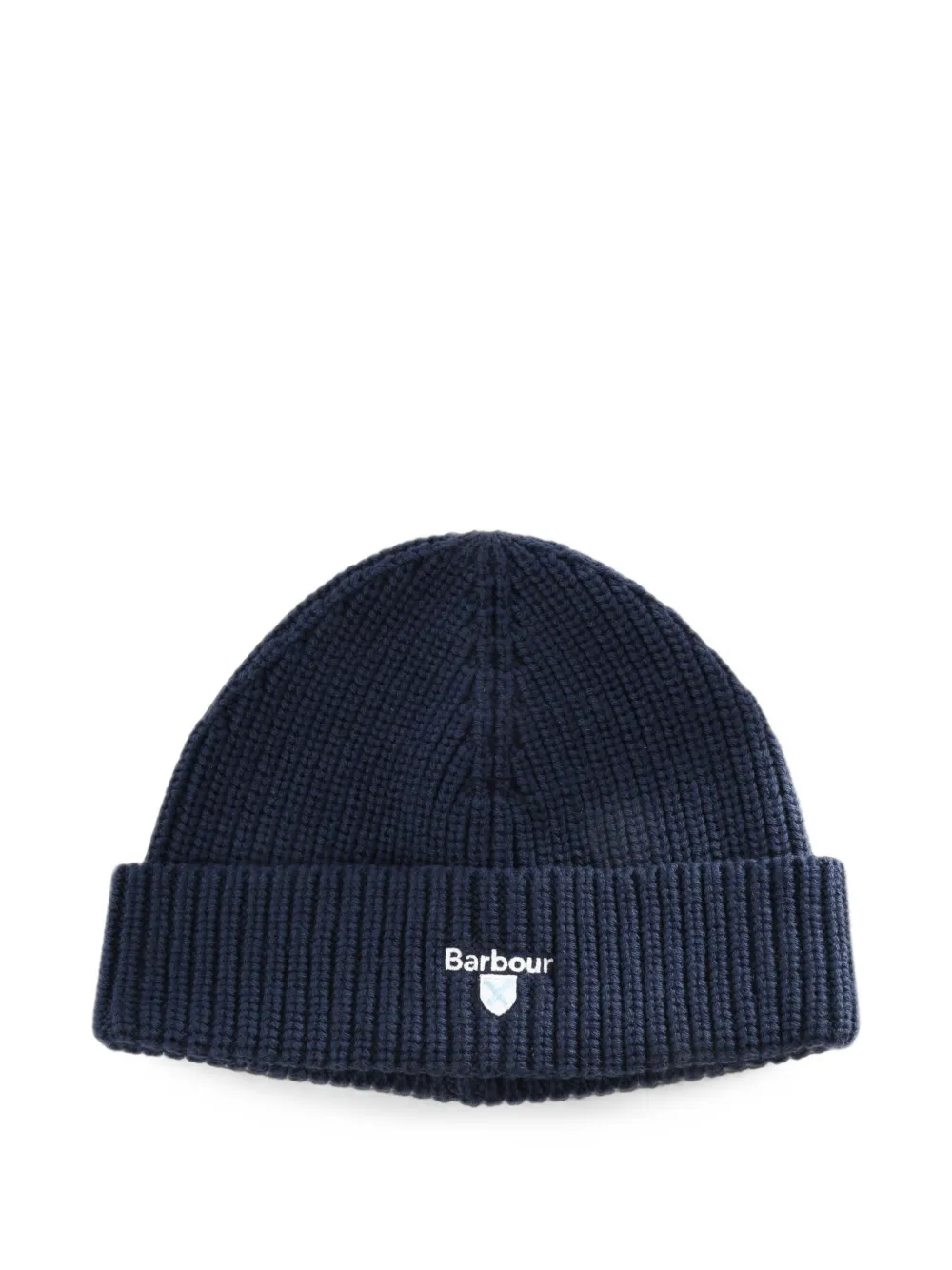 Barbour Ribgebreide muts Blauw