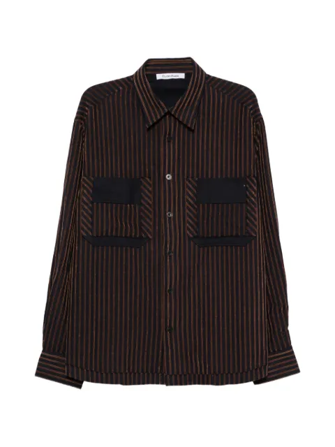Études Studio striped flannel shirt