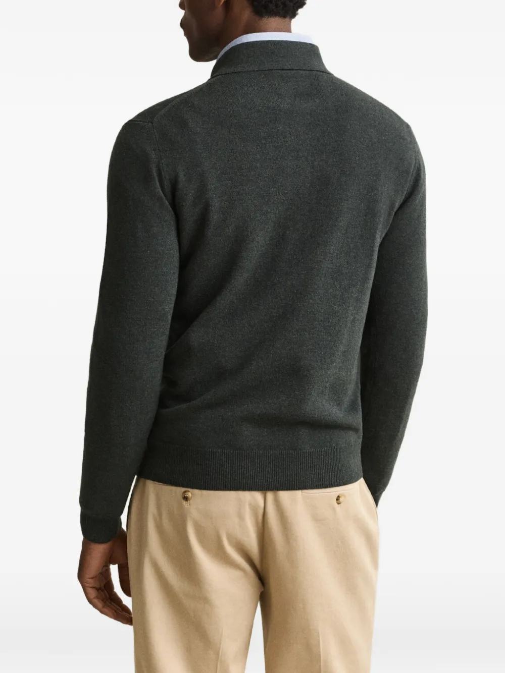 Gant long-sleeve polo shirt Grijs