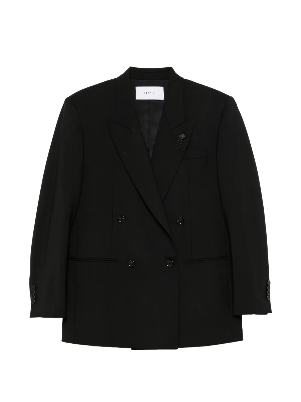 Lardini double-breasted wool jacket