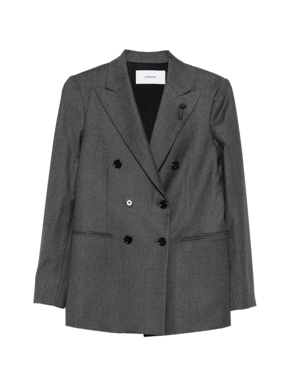 Lardini double-breasted peak-lapels jacket