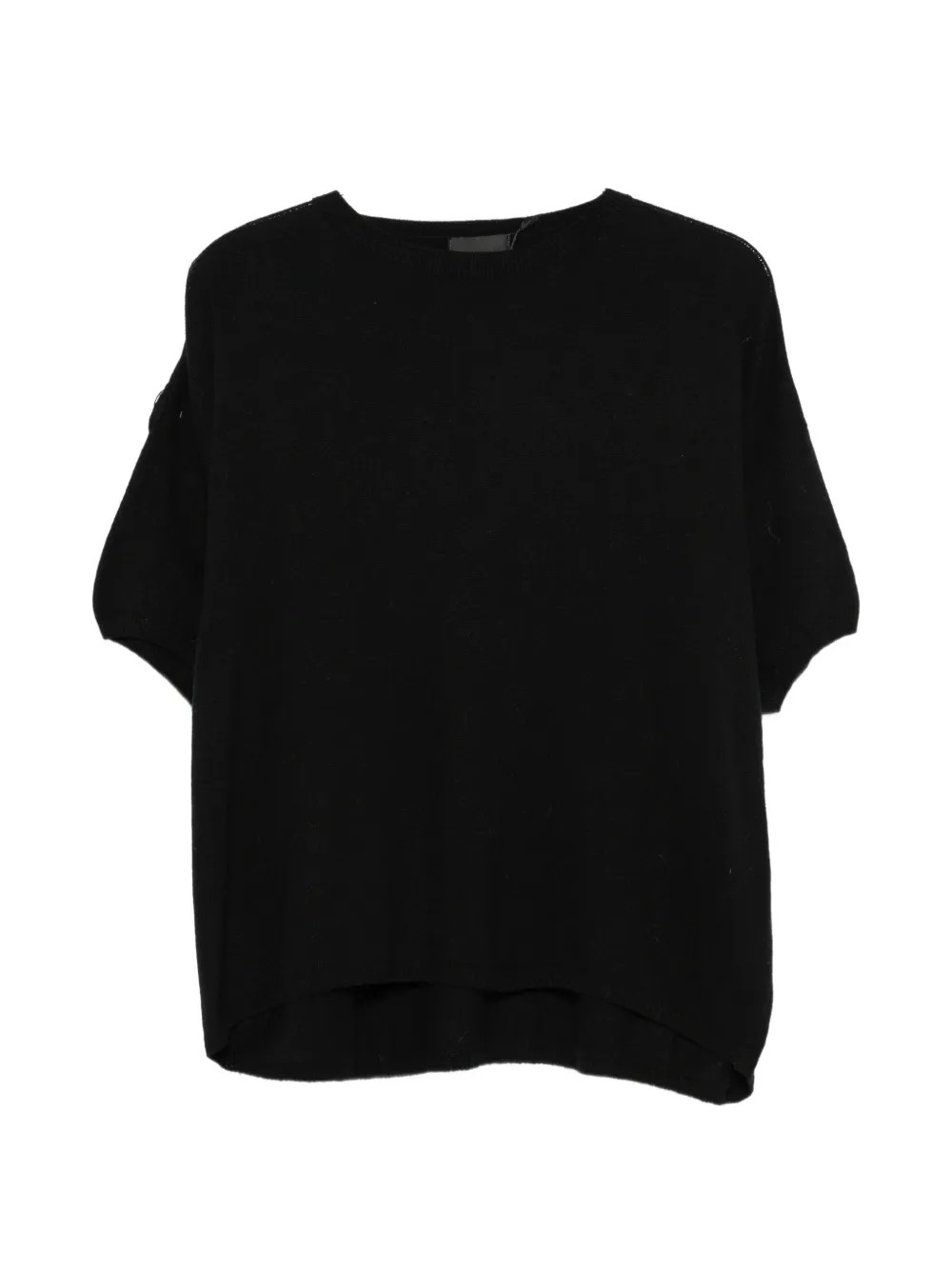 DIXIE short-sleeve knitted sweater - Noir DIXIE short-sleeve knitted sweater - Noir