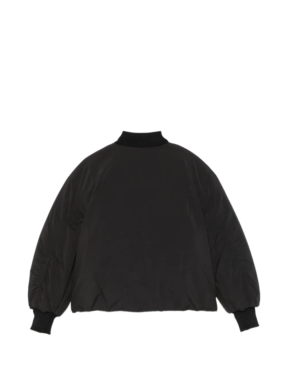 MSGM Kids Bomberjack met logoprint Zwart