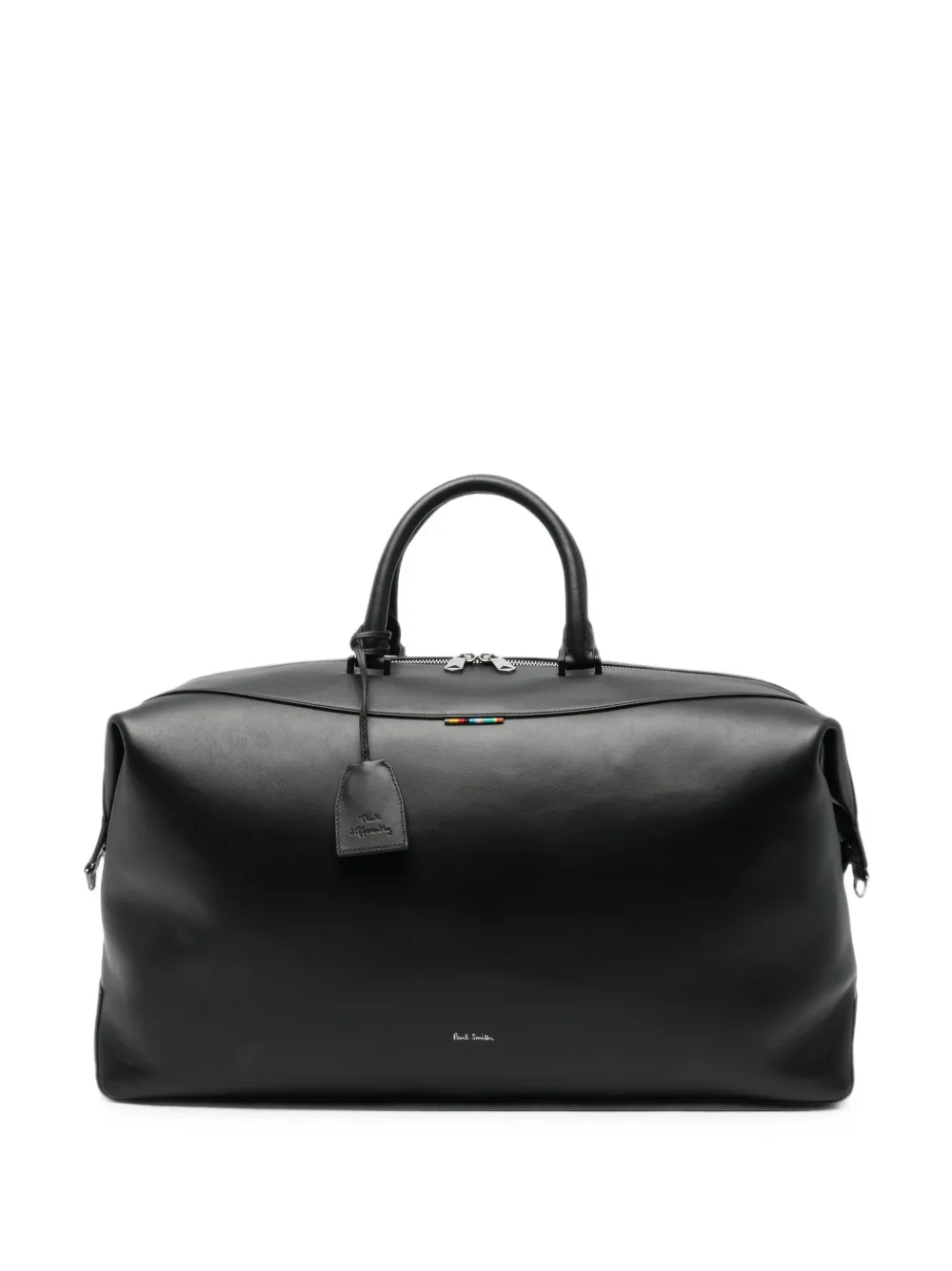 Paul Smith Signature Stripe leather holdall