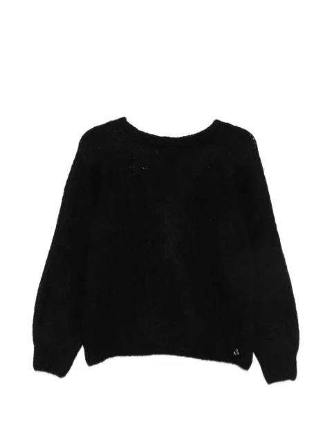 DIXIE twist-detail open-back sweater