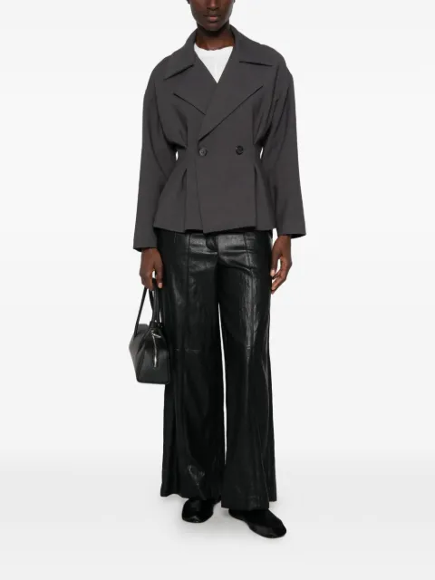 DIXIE seam-detail wide-leg trousers