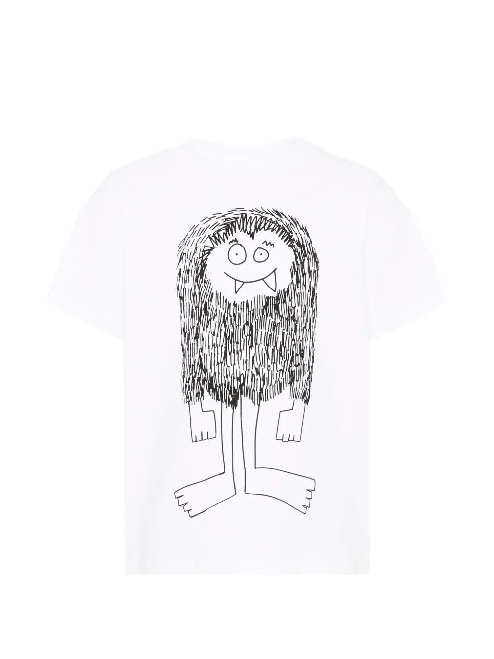 Stella McCartney Kids T-shirt met grafische print Wit