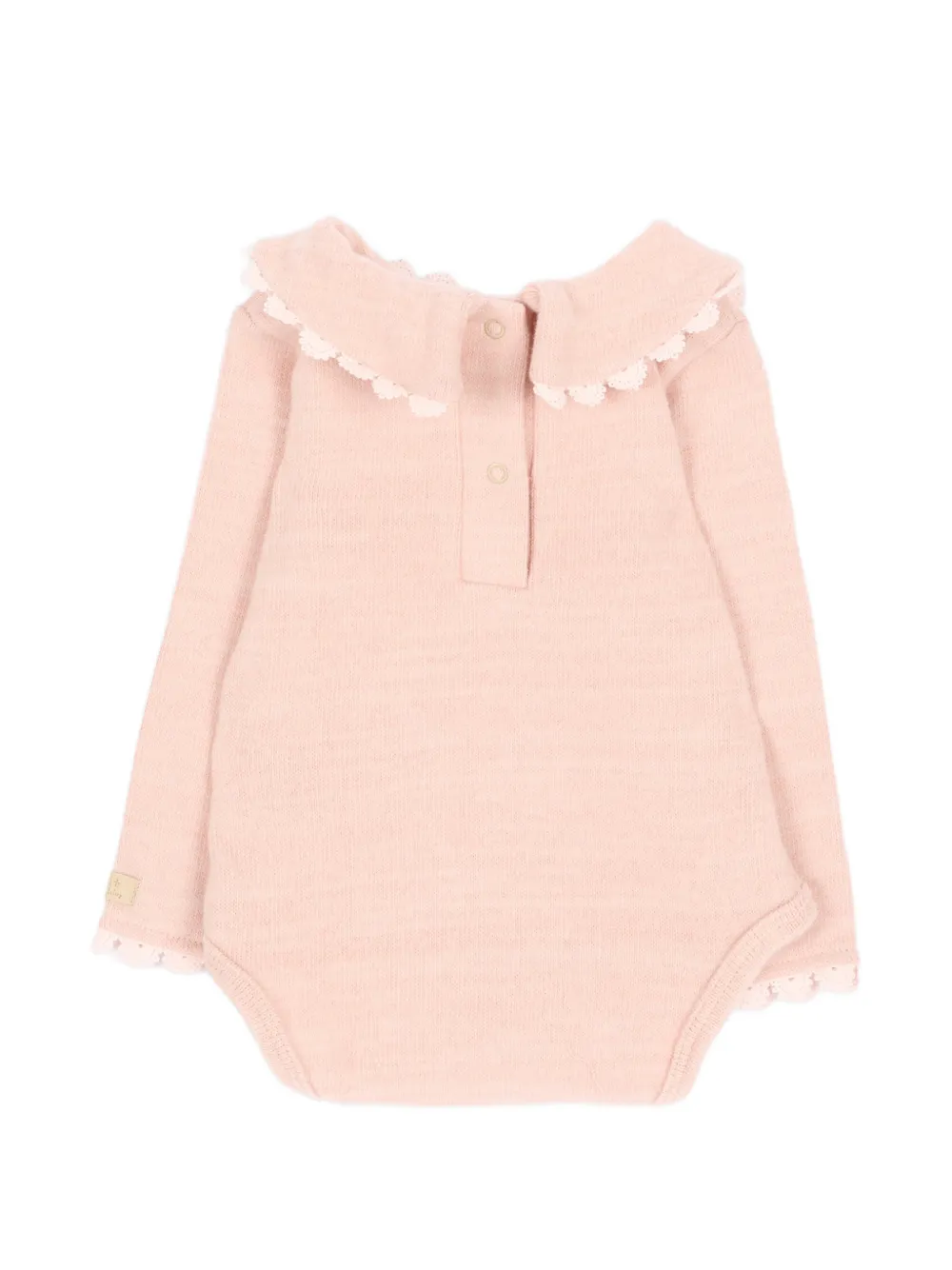 Bamboom Body met gehaakte afwerking Roze