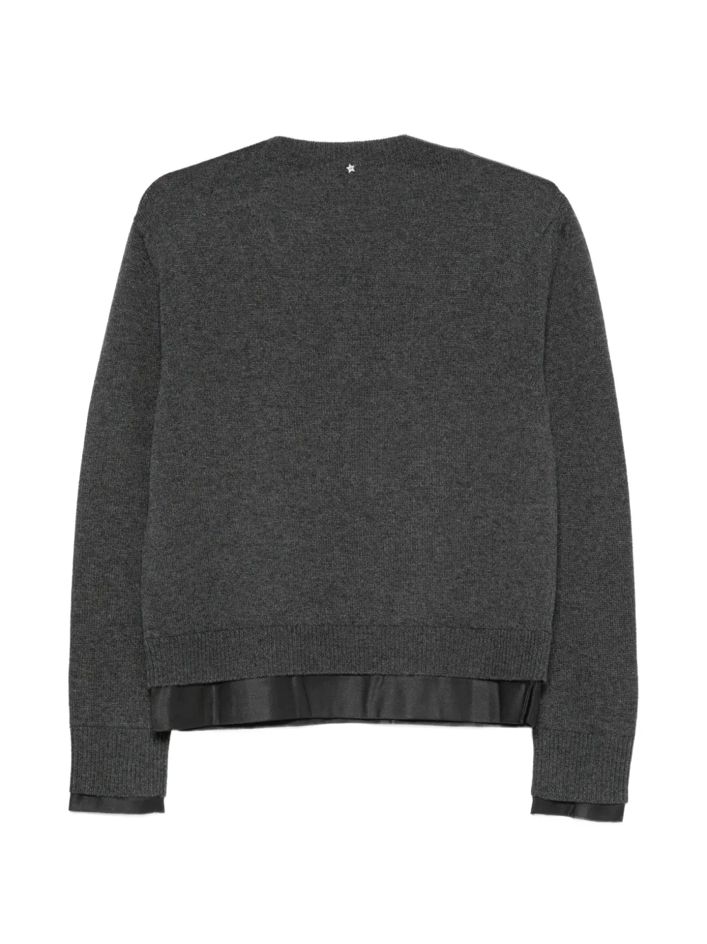 Lorena Antoniazzi layered V-neck sweater Grijs