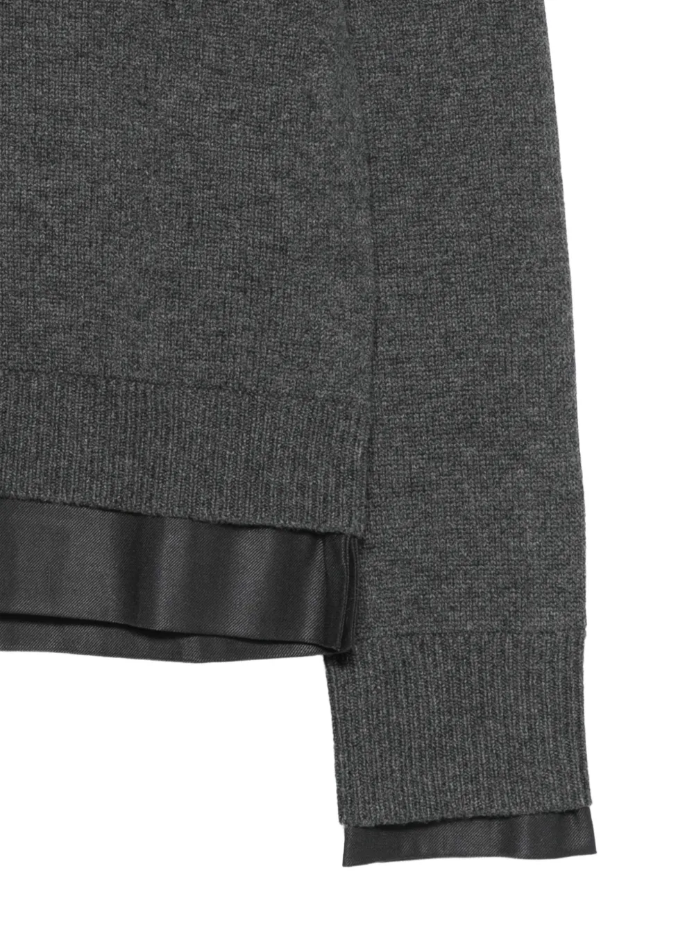 Lorena Antoniazzi layered V-neck sweater Grijs