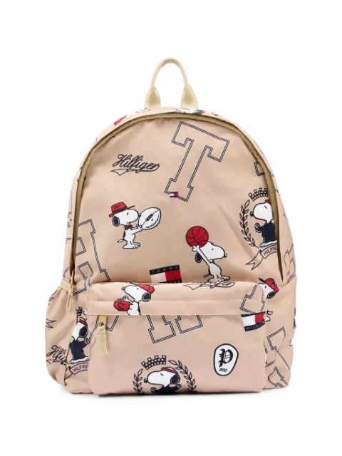Tommy Hilfiger Junior Snoopy-print logo-patch backpack