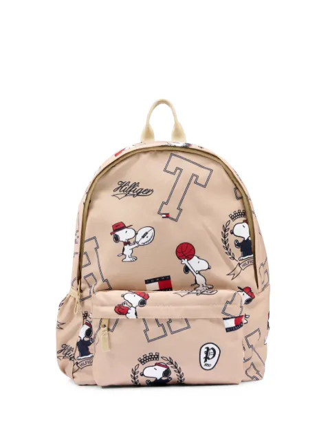 Tommy Hilfiger Junior Peanuts® graphic-print logo-patch backpack