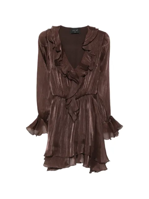 PHILIA LOFT ruffled tiered mini dress
