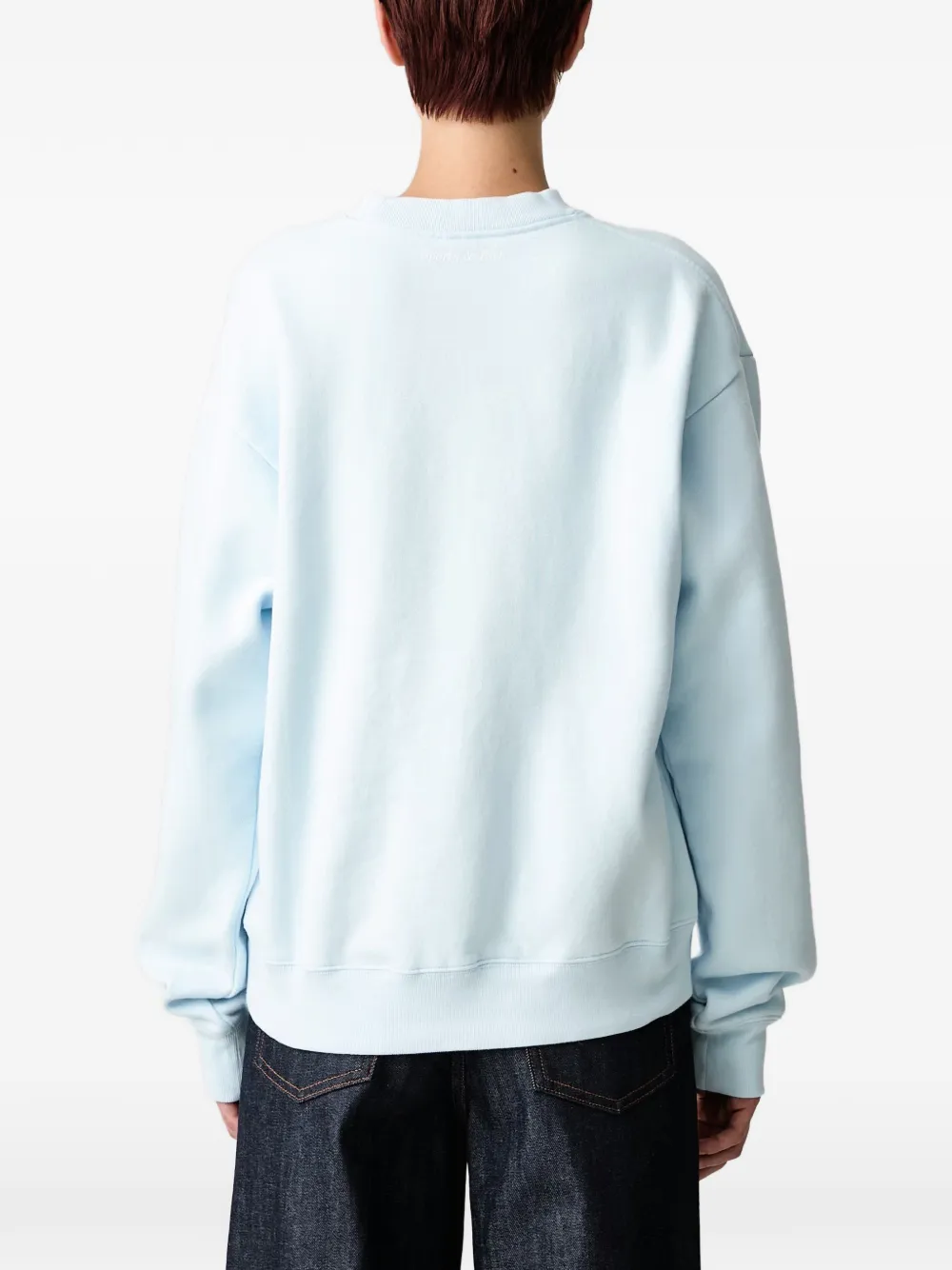 Sporty & Rich Be Nice trui met tekst Blauw