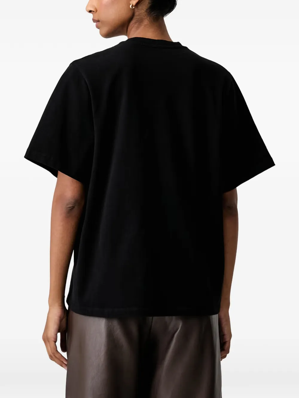 Stine Goya T-shirt met bloemenprint Zwart