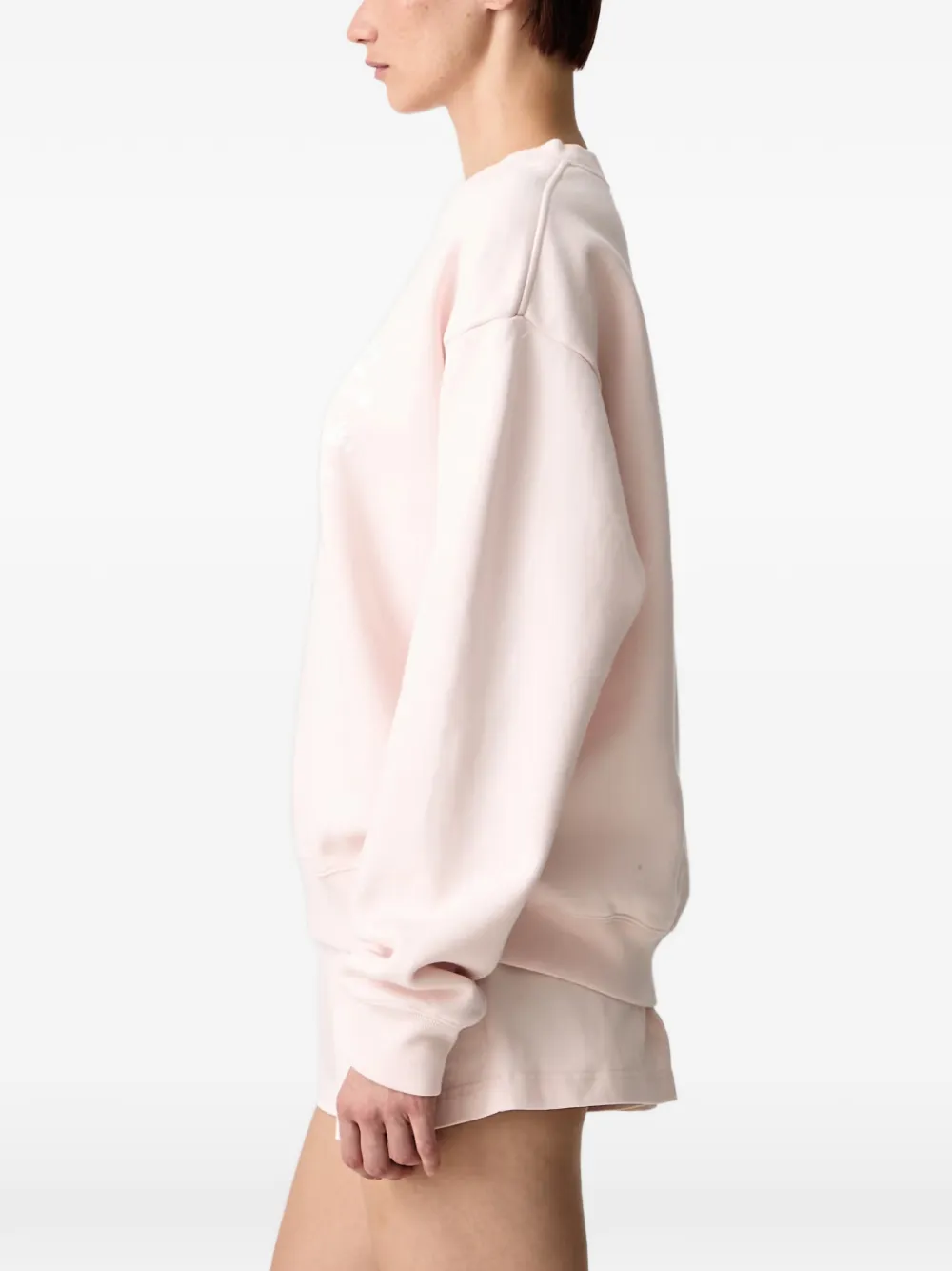Sporty & Rich Be Nice katoenen trui met tekst Roze