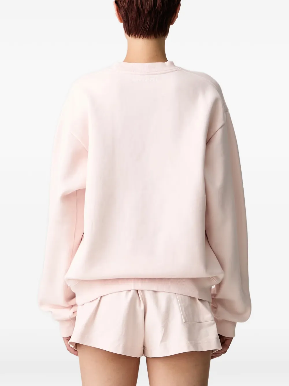 Sporty & Rich Be Nice katoenen trui met tekst Roze