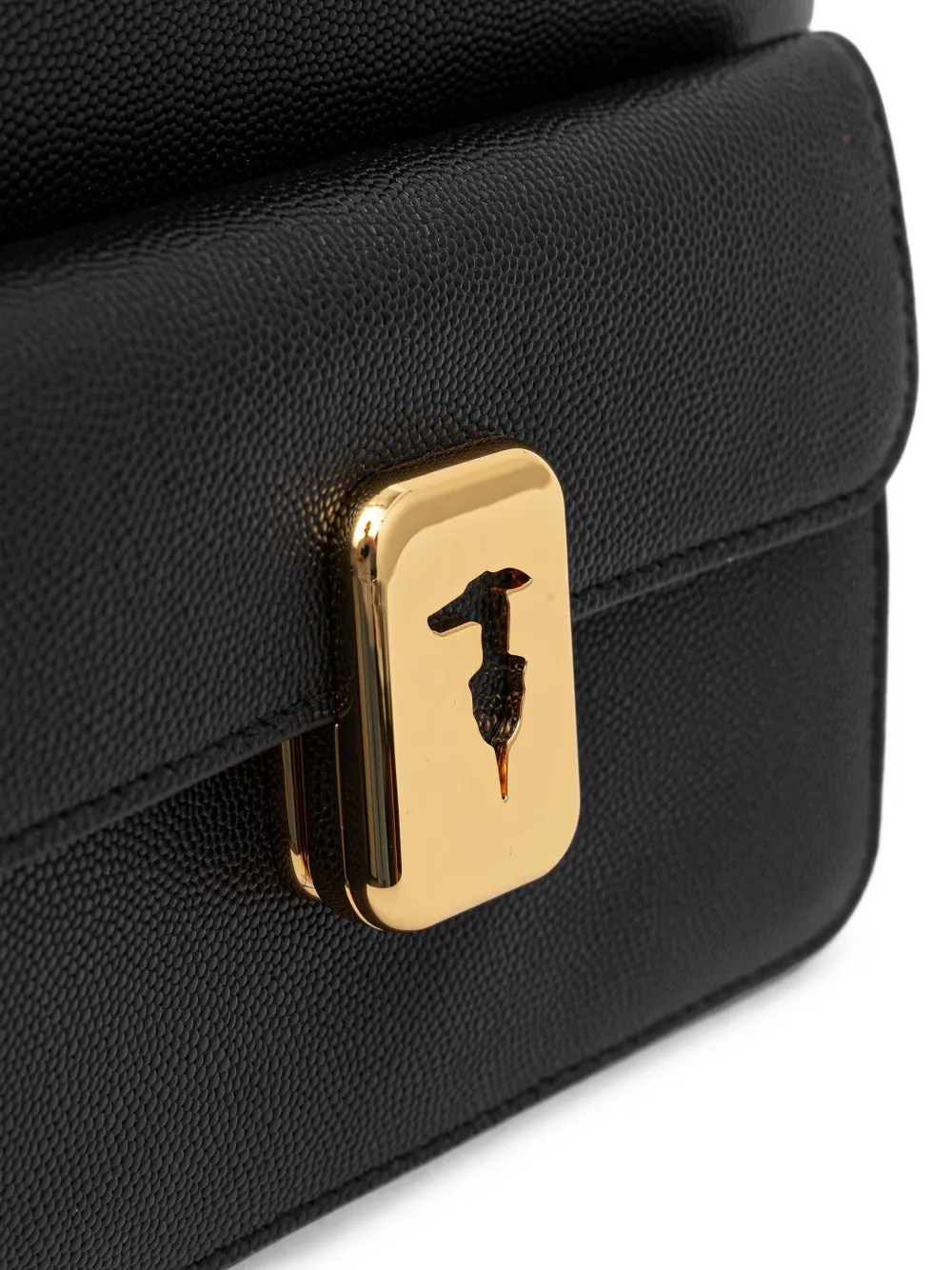 Trussardi Kleine Cameo rugzak met korreleffect en logo-plakkaat Zwart