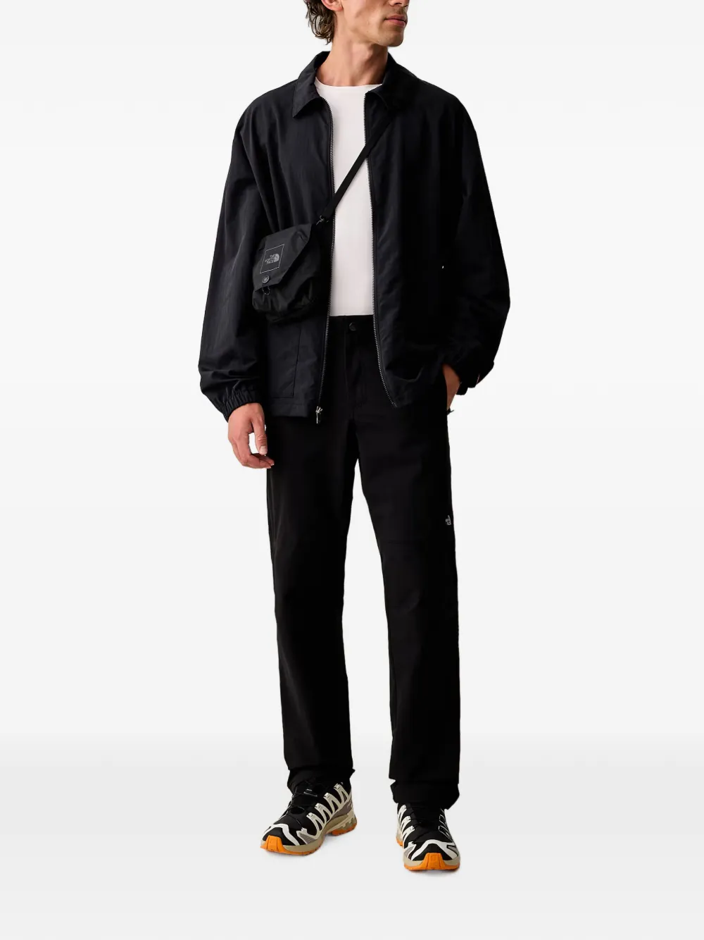 The North Face Quest straight broek met logo-print Zwart