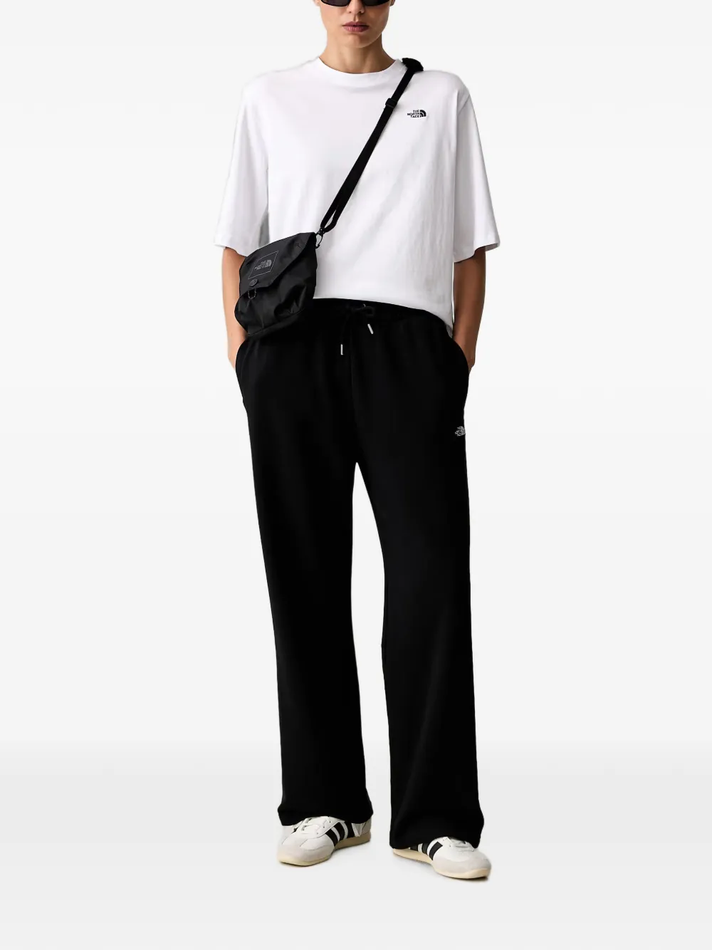 The North Face Trainingsbroek met geborduurd logo Zwart