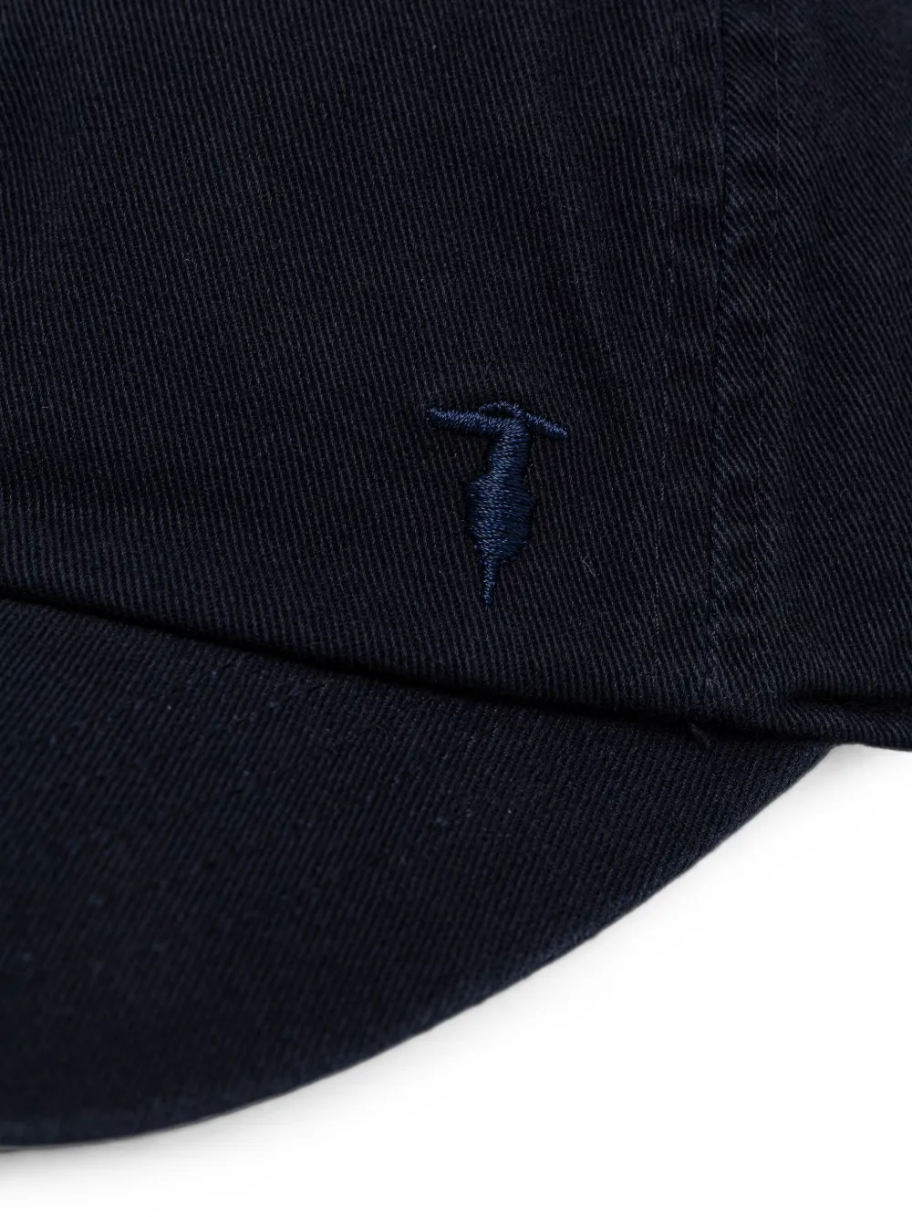 Trussardi Honkbalpet met geborduurd logo Blauw