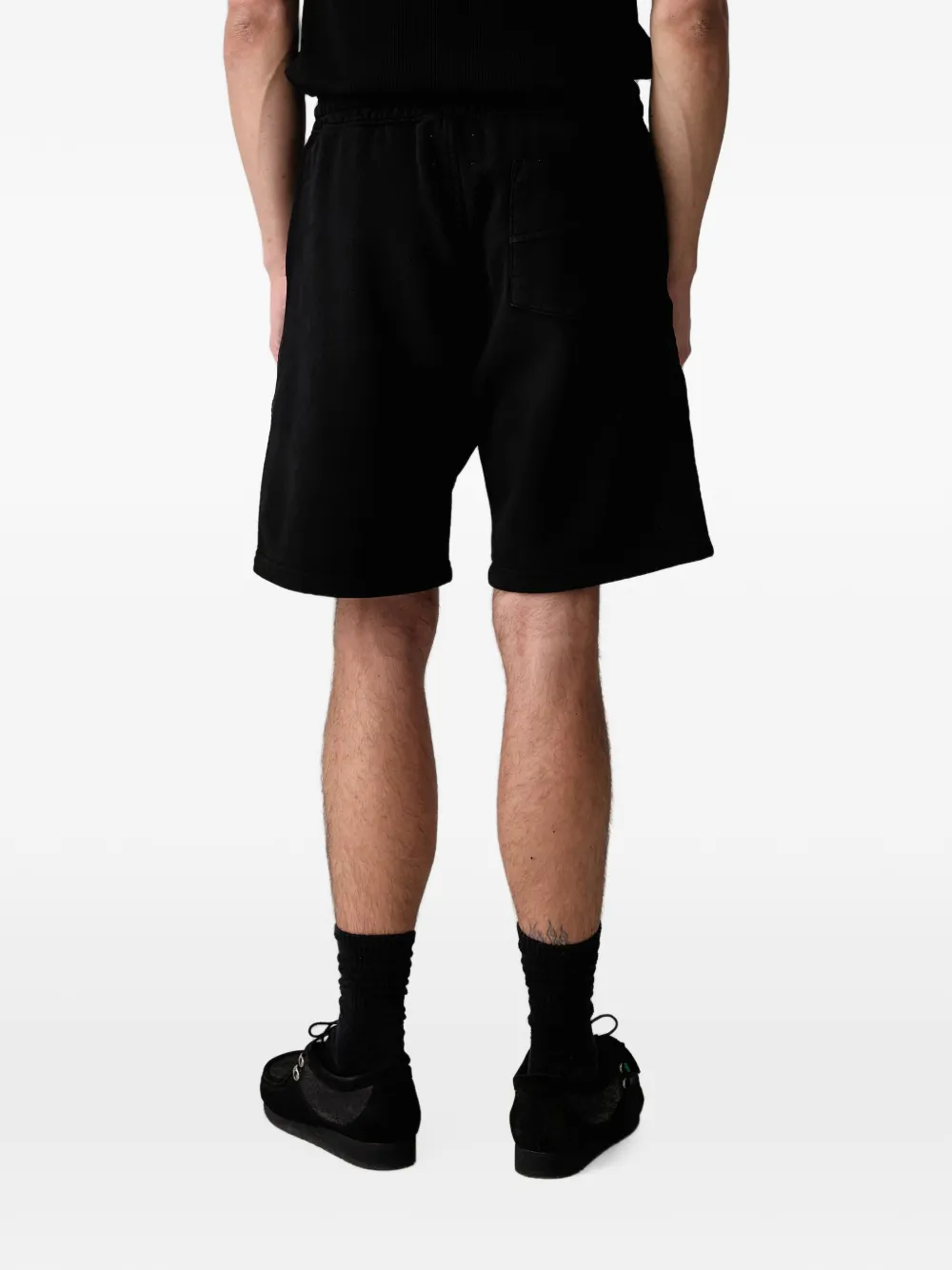 RHUDE Shorts met geborduurd logo Zwart
