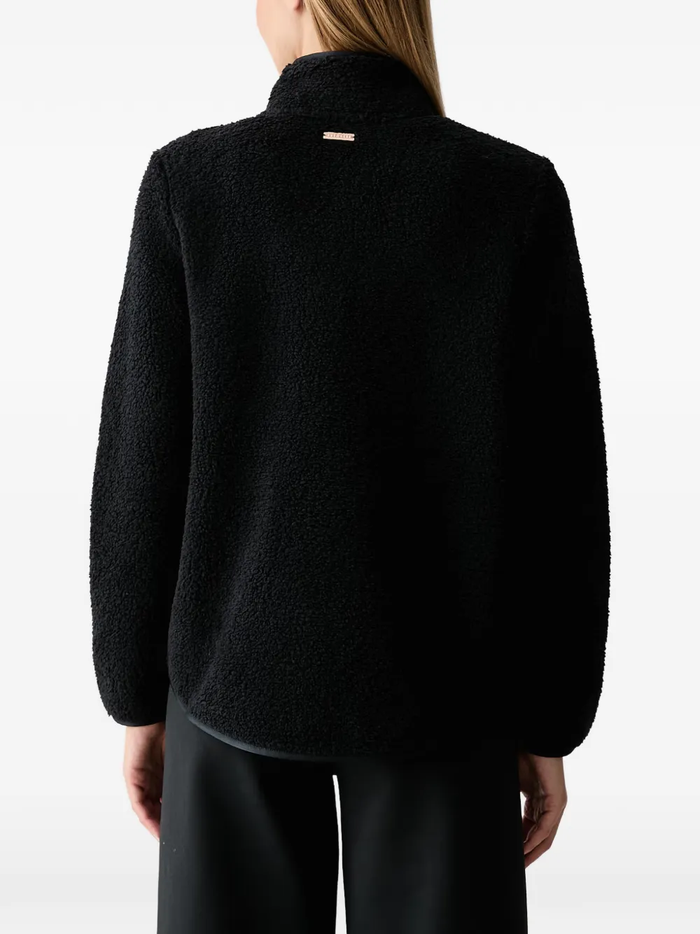 Skechers Skech-Sherpa fleece trui met rits Zwart