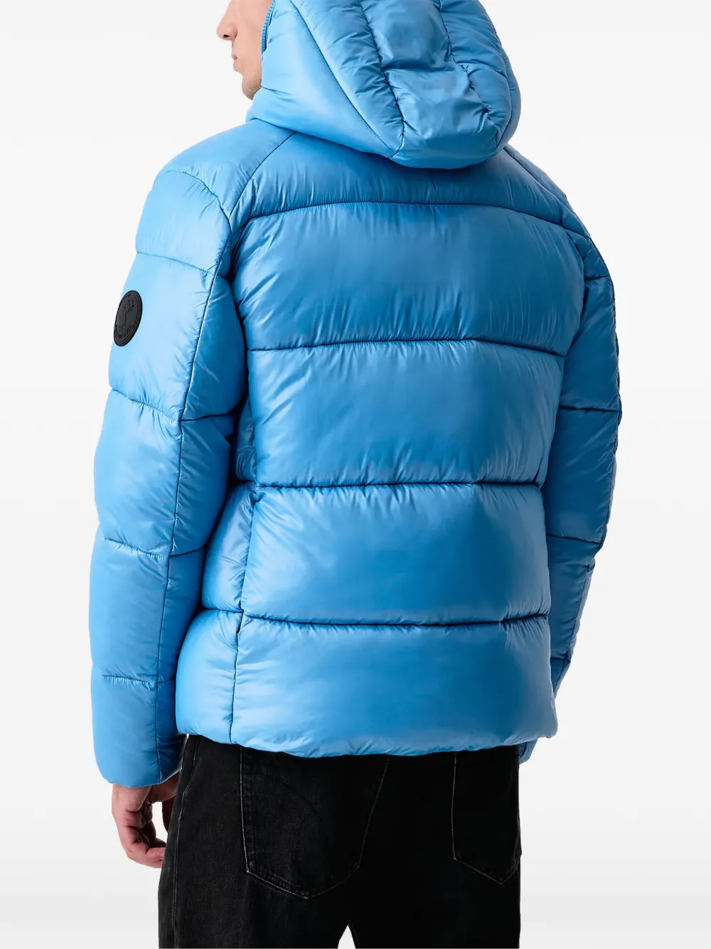 Save The Duck Edgard hooded padded jacket Blauw